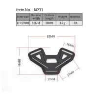 Cykelhjälmsremsspänne