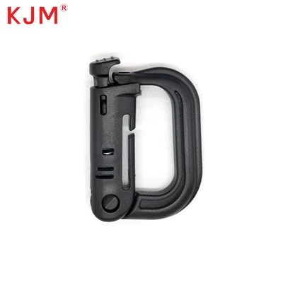 Låsning D Ring Plast Karbinhake Backapck Molle Krok Clip For Webbing Straps Bag